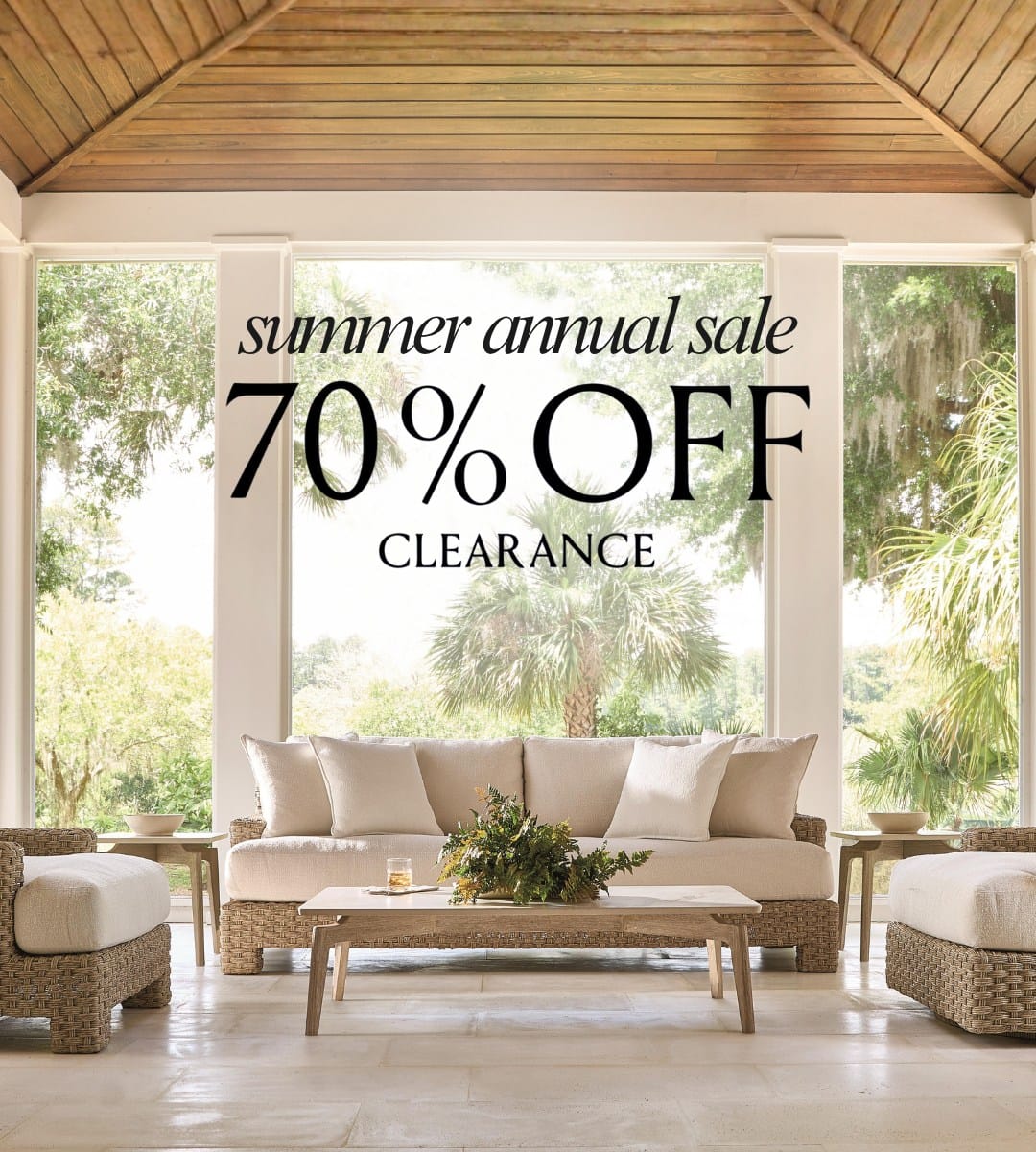Summer Annual Sale — up to 70% off clearance at Best Buy Furniture